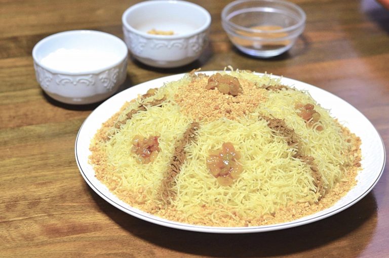 How to Steam Broken Vermicelli or Angel Hair Pasta (Chaariya) for Seffa and Other Moroccan Dishes